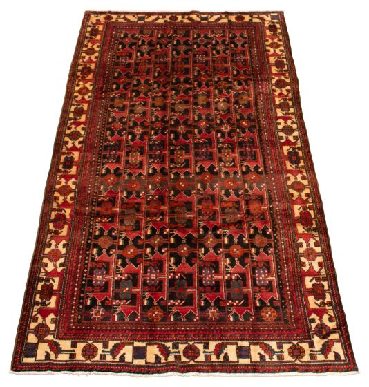 Persian Style 5'4" x 9'10" Hand-knotted Wool Rug 