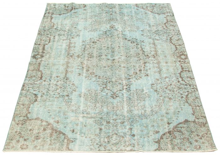 Turkish Color Transition 5'3" x 8'6" Hand-knotted Wool Rug 