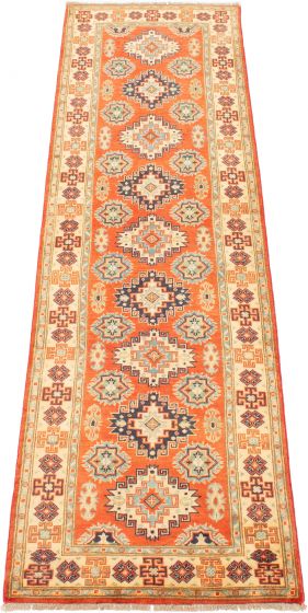 Afghan Finest Ghazni 2'9" x 9'5" Hand-knotted Wool Rug 