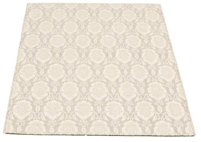 Indian Collage 3'10" x 6'0" Handmade Chenille Rug 