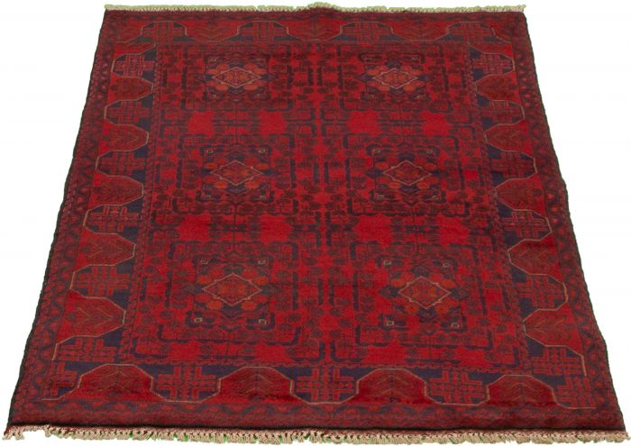 Afghan Finest Khal Mohammadi 4'0" x 6'4" Hand-knotted Wool Rug 