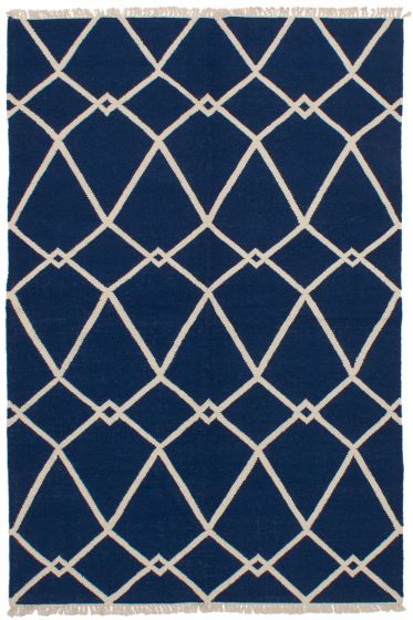 Turkish Ankara FW 5'1" x 7'11" Flat-Weave Wool Kilim 