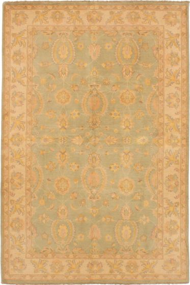 Pakistani Peshawar Finest 6'1" x 9'3" Hand-knotted Wool Rug 