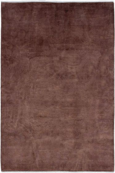 Indian Color transition 6'0" x 9'0" Hand-knotted Wool Rug 