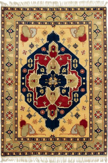 Turkish Melis Vintage 5'7" x 7'10" Hand-knotted Wool Rug 