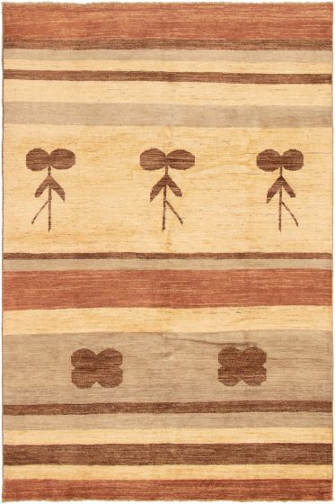 Afghan Finest Ziegler Chobi 5'7" x 8'6" Hand-knotted Wool Rug 