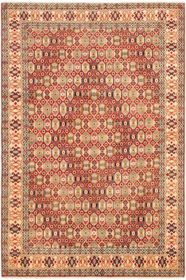 Afghan Finest Ghazni 6'5" x 9'7" Hand-knotted Wool Rug 