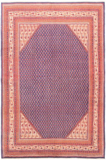 Persian Style 6'10" x 10'4" Hand-knotted Wool Rug 