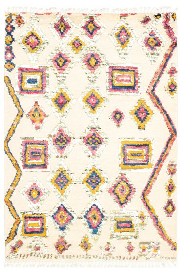 Pakistani Marrakech 6'0" x 8'10" Hand-knotted Wool Rug 
