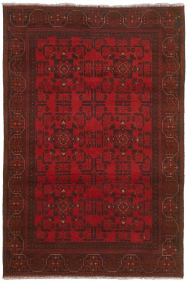 Afghan Finest Khal Mohammadi 4'5" x 6'7" Hand-knotted Wool Rug 