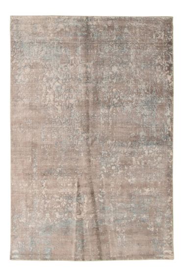 Indian Galleria 5'1" x 7'7" Hand Loomed Viscose Rug 