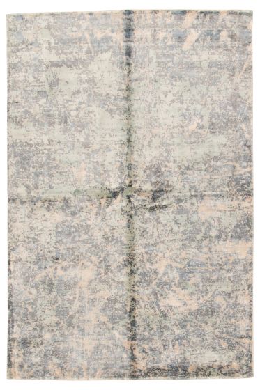 Indian Galleria 5'0" x 7'4" Hand Loomed Viscose Rug 