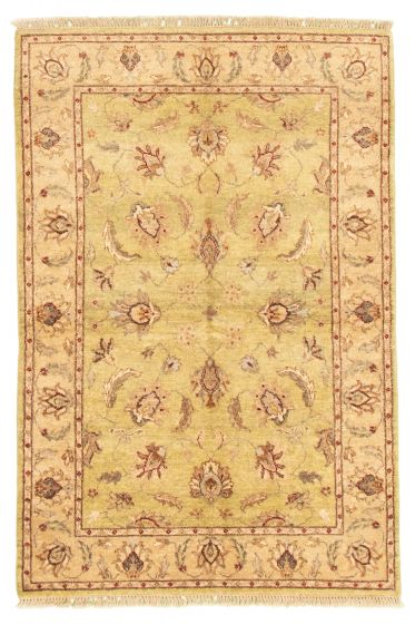 Afghan Chobi Finest 4'0" x 6'0" Hand-knotted Wool Rug 