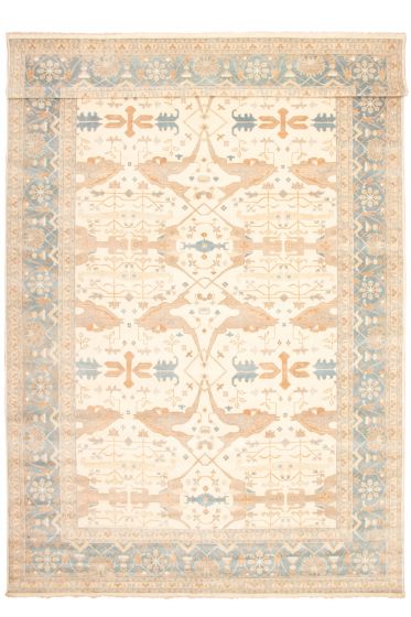 Indian Royal Oushak 13'11" x 24'0" Hand-knotted Wool Rug 