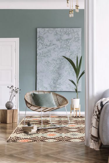 Tapis loreto 5'4" x 7'5" en laine