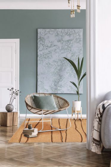 Indian Timeless 5'0" x 8'0" Hand Tufted Wool Rug 