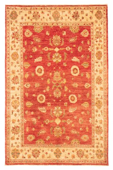 Afghan Chobi Finest 4'9" x 7'5" Hand-knotted Wool Rug 