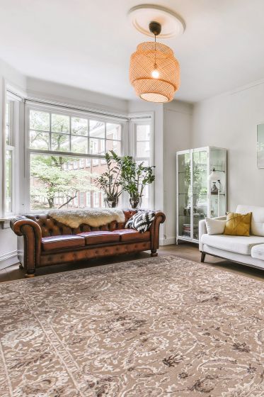 Indian Heritage 8'0" x 10'2" Hand-knotted Silk, Wool Rug 