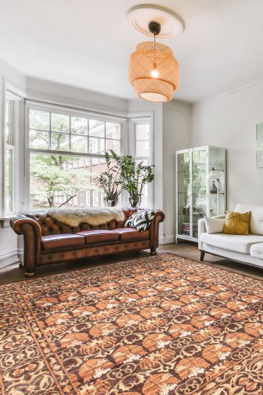 Indian Jamshidpour 7'10" x 9'8" Hand-knotted Wool Rug 