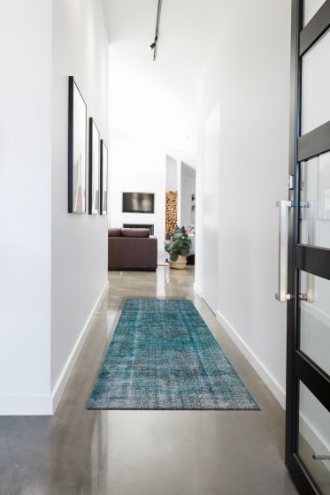 Turkish Color Transition 4'8" x 12'11" Hand-knotted Wool Rug 