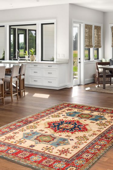 Afghan Finest Ghazni 5'8" x 7'9" Hand-knotted Wool Rug 