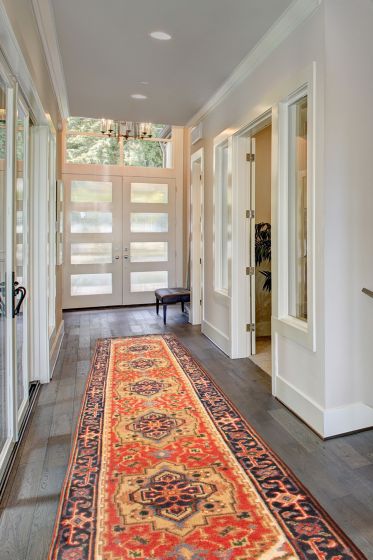 Indian Serapi Heritage 2'8" x 11'9" Hand-knotted Wool Rug 