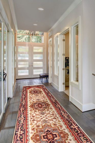 Indian Serapi Heritage 2'7" x 12'2" Hand-knotted Wool Rug 