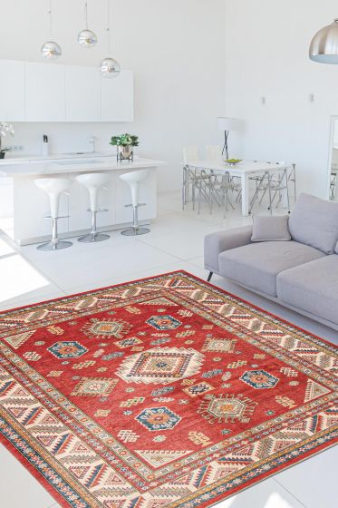 Afghan Finest Ghazni 8'1" x 11'6" Hand-knotted Wool Rug 