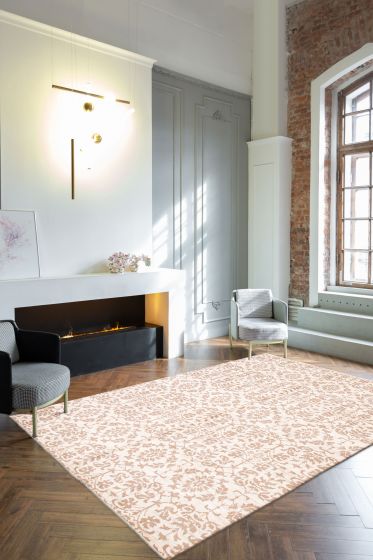 Indian Mystique 9'1" x 12'1" Hand-knotted Wool Rug 