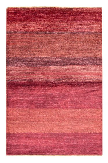 Pakistani Finest Peshawar Ziegler 4'0" x 6'2" Hand-knotted Wool Rug 