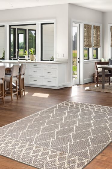 Indian Sienna 6'0" x 9'0" Braid weave Wool Rug 
