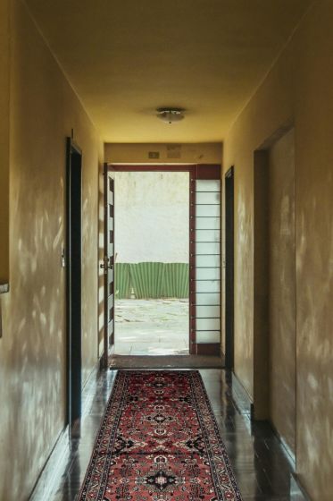 Persian Style 3'5" x 10'11" Hand-knotted Wool Runner Rug 