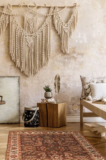 Indian Jamshidpour 5'1" x 6'8" Hand-knotted Wool Rug 