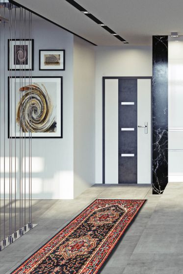 Indian Serapi Heritage 2'7" x 17'9" Hand-knotted Wool Runner Rug 