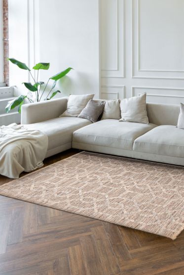 Turkish Ankara 5'3" x 7'4" Flat-Weave Wool Kilim 