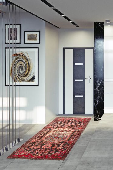 Persian Style 3'5" x 6'9" Hand-knotted Wool Rug 