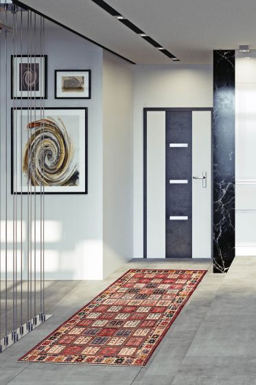Persian Style 4'6" x 9'6" Hand-knotted Wool Rug 