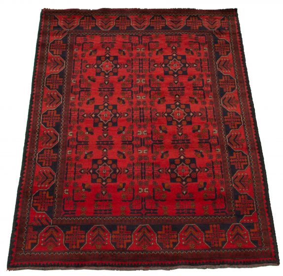Afghan Finest Khal Mohammadi 4'3" x 6'2" Hand-knotted Wool Rug 