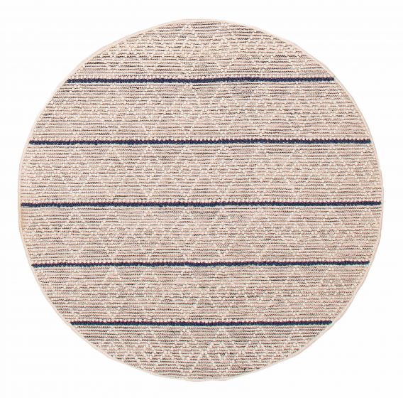 Indian Sienna 4'10" x 4'10" Braid weave Wool Rug 