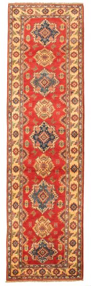 Afghan Finest Ghazni 2'8" x 9'9" Hand-knotted Wool Rug 