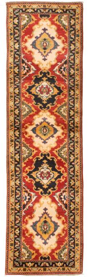 Afghan Finest Ghazni 2'8" x 10'2" Hand-knotted Wool Rug 