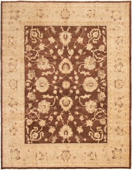 Afghan Chobi Finest 9'2" x 11'10" Hand-knotted Wool Rug 