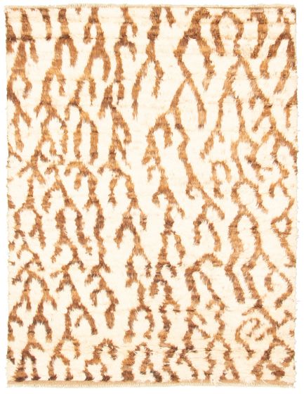 Pakistani Abstract Lahore Legacy 5'5" x 7'2" Hand-knotted Wool Rug 