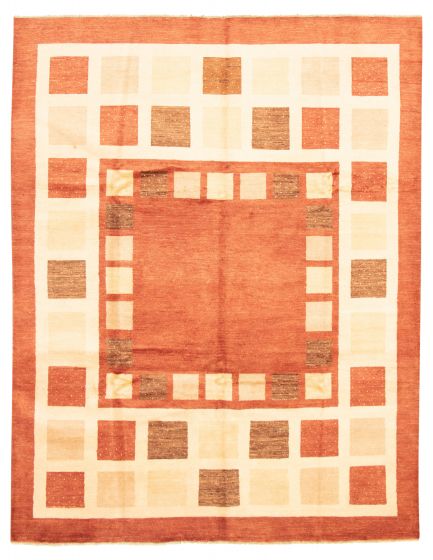Pakistani Peshawar Ziegler 8'1" x 10'6" Hand-knotted Wool Rug 