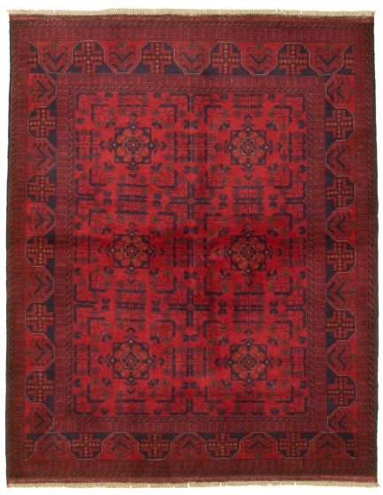Afghan Finest Khal Mohammadi 5'0" x 6'4" Hand-knotted Wool Rug 