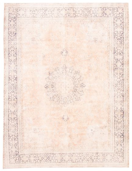 Turkish Antalya Vintage 9'10" x 12'7" Hand-knotted Wool Rug 