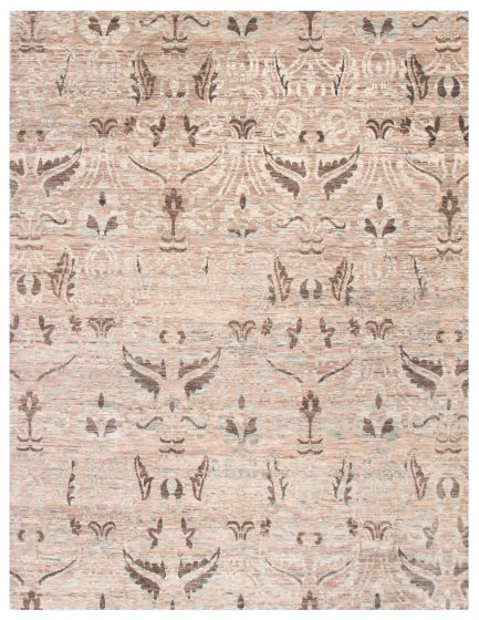 Indian Mystique 9'0" x 11'9" Hand-knotted Wool Rug 
