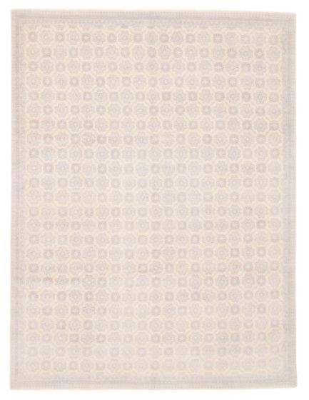 Indian Finest Oushak 8'0" x 10'2" Hand-knotted Wool Rug 