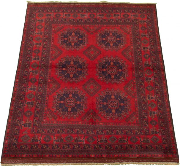 Afghan Finest Khal Mohammadi 4'11" x 6'4" Hand-knotted Wool Rug 