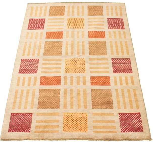 Pakistani Peshawar Ziegler 5'7" x 8'6" Hand-knotted Wool Rug 